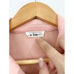 In Loom Boutique Boho Women's Pink Waffle Knit Shacket size Small Oversized Raw Hem Photo 3