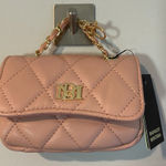 Badgley Mischka Mini Purse Shoulder Bag Charms/Keychain in Blush Pink - NWT Photo 0