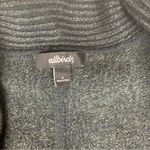 Allbirds women's small the cardi long wool open Black Open Front Cardigan sweate Photo 2