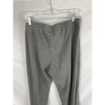 Soft Surroundings  Ribbed Tie Waist Sweatpants Grey Size Large Photo 4