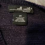 Willi Smith Women's Purple Long Sleeve Top 2X Photo 2