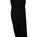 GILLI NWOT black wide leg v neck spaghetti strap light weight jumpsuit Photo 8