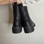 Target  Black Boots Leather Faux Photo 3