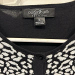 August Silk  Heritage Black‎ Leopard Cardigan size XL Photo 1