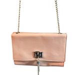 Badgley Mischka Taupe/Blush Metal Fringe Crossbody Bag for Women Photo 7