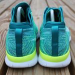 Nike Free TR 5.0 Flyknit Women's Sneaker Blue/Green/Yellow Sz 10 Photo 1