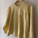 Outerknown Yellow 100% Extra Fine Merino Wool Sweater Size L Photo 1