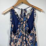 Rebecca Taylor  Gigi Fleur Slip Dress Women 8 Blue Mini Floral Rose Garden Party Photo 4