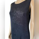 Jalate Vintage 90s Black Gray Holographic Goth Witchy Vampy Floral Maxi Dress Size L Photo 2