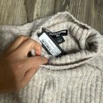 Pretty Little Thing Tall Light Brown Luxe Rib Knit Oversized Sweater Photo 4