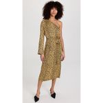 KITRI Amber Cheetah Print One Shoulder Dress Size 2 Photo 5