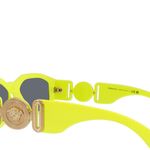 Versace BRAND NEW Authentic  Geometric unisex Sunglasses yellow fluorescent frame Photo 8