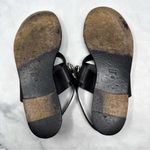 Gucci  Juliette Horsebit Leather Strappy Slingback Flat Sandal Shoes Black 40 Photo 7