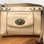 Fossil Vintage Revival ZB5406 Natural Tan Beige Cowhide Leather Crossbody Bag Photo 0