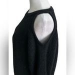 IRO  Black open shoulder merino wool blend long Sweater Photo 3