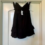 Forever 21  - Black Ruffle Trim Mini Dress - BNWT 🖤 Photo 4