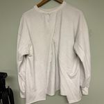 SheIn Drop Shoulder Split Open Back Pullover Photo 2