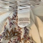 Lucky Brand  Embroidered White Cotton Tank Top L Photo 6