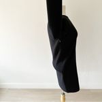 Aritzia Wilfred Campanule Ribbed Silk Cashmere Blend Sweater Dress Black NWOT XXS Photo 8