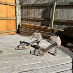 Franco Sarto  RANIA Womens High Heels Sandals Glitter Pumps size 7 wedding guest Photo 1