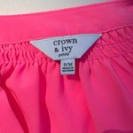 Crown & Ivy  Hot Pink Women's Peasant Top Photo 4