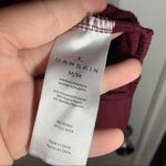 Danskin Maroon/Red Knit Scoop Neck Short Sleeve Top M Photo 6