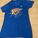 Adidas  size XL OKC Thunder bedazzled short sleeve tee Photo 1