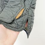 Coach  Quilted Gingham Vest in Loden Navy Size Small Photo 4