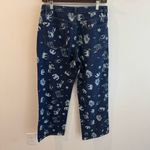 NWT Cali1850 Wide Leg Western Print Jeans Size 30 Blue Photo 5