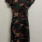 Obsession Camouflaged Hoodie Bodycon Dress S Photo 3