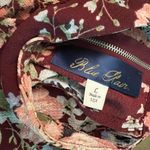 Blue Rain Pink Floral Halter Blouse Sz L Photo 2