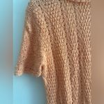 Free People Free People Soda Pop Crochet Cardigan Sweater Sz S in Orange Photo 5