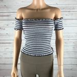 Crave fame Smocked Crop Top NWT SMALL Photo 1
