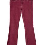 Hollister Y2K Vintage Pink Corduroy Low Rise Boot Cut Flare Jeans Pants 5 30 Photo 0