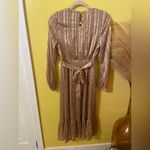 Japna Brown Patterned Blouse Size M Photo 6