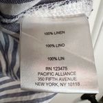 Ellen Tracy  Womens Sleeveless Striped Button Linen Nautical Top Size Medium‎ Photo 6