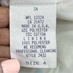 Vintage sz 4 Embellished Pink Women's 2 piece vest & button down long sleeve top Photo 2