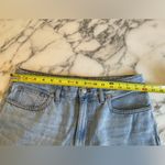 Madewell EUC Curvy Superwide-Leg Cuffed Jeans Denim 28T small holes back waist Photo 5