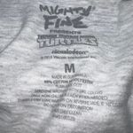 Mighty fine Teenage Mutant Ninja Turtles Women T-shirt SZ M Gray Cowabunga Dudes Photo 3