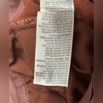 Edikted  Women's Luna Faux Leather Flare Jeans Metallic Brown Sz S Going Out Pant Photo 5