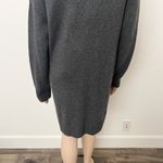 BP [.] Charcoal Gray Mock Neck Long Sleeve Sweater Dress NWT Size Large L Photo 7