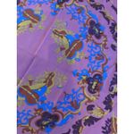 PINK POLYESTER scarf 54" in MADE IN ITALY Musical Viola Violin Trumpet Drum Photo 3