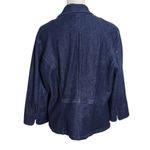 Cato  Dark Wash Denim Jacket Size Large 3/4 Sleeve Denim Blazer Photo 1