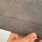 Cole Haan  Grey Suede Envelope Clutch Bag Photo 2