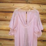 Free People  Cotton Lace Ruffle Duster Top Dress Photo 6