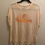 C&C California  “Live In The Sunshine” Light Peach T-Shirt. Photo 2