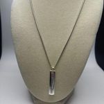 Tiffany & Co. 1837 Bar Pendant Necklace in 925 Sterling Silver - 18" - Preowned Photo 1