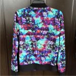 Athleta EUC Floral Fade Bombtastic Zip Front Top / Jacket Photo 9