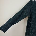Lilly Pulitzer Morgen Sequin Sweater Evergreen Metallic Crewneck Pullover XL Photo 5