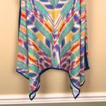 Jealous Tomato  Women’s Multi-Colored Patterned Handkerchief Tank Top Photo 2